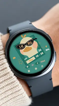 Cool Duck ZKin Watch Face screenshot 6