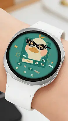 Cool Duck ZKin Watch Face screenshot 5