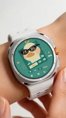 Cool Duck ZKin Watch Face screenshot 4