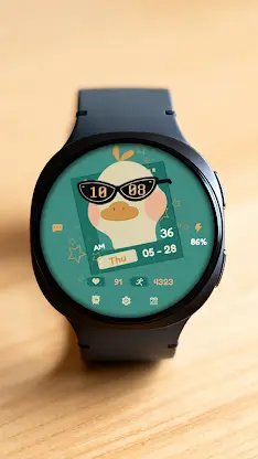 Cool Duck ZKin Watch Face screenshot 7