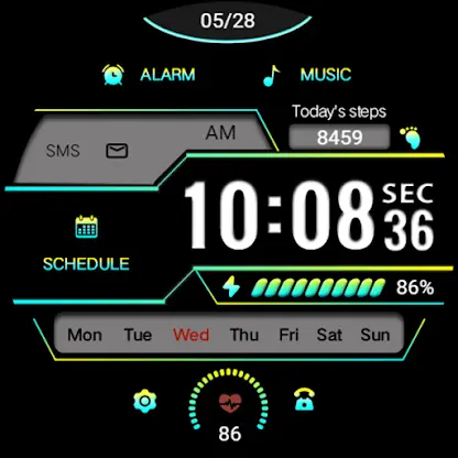 Gradient Green ZKin Watch screenshot 6