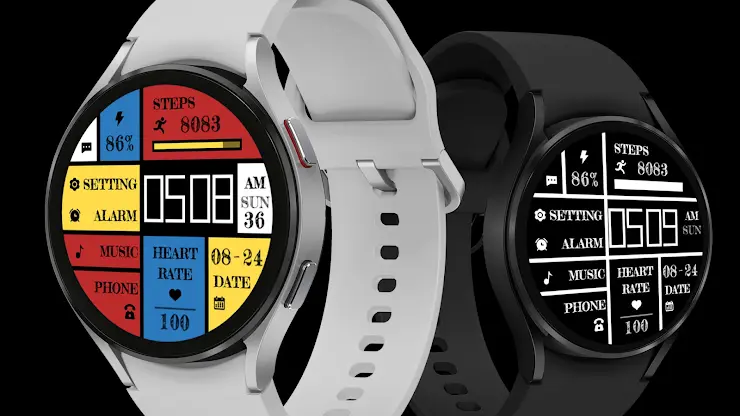 Mondrian Grid ZKin Watch screenshot 1