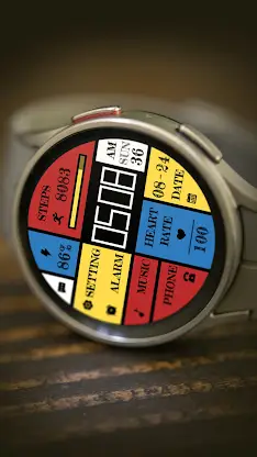 Mondrian Grid ZKin Watch screenshot 3