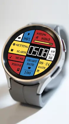 Mondrian Grid ZKin Watch screenshot 4