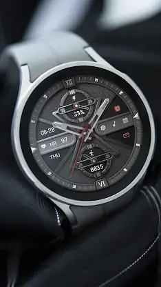 Black Leather ZKin Watch screenshot 2