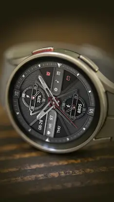 Black Leather ZKin Watch screenshot 3