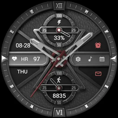 Black Leather ZKin Watch screenshot 7