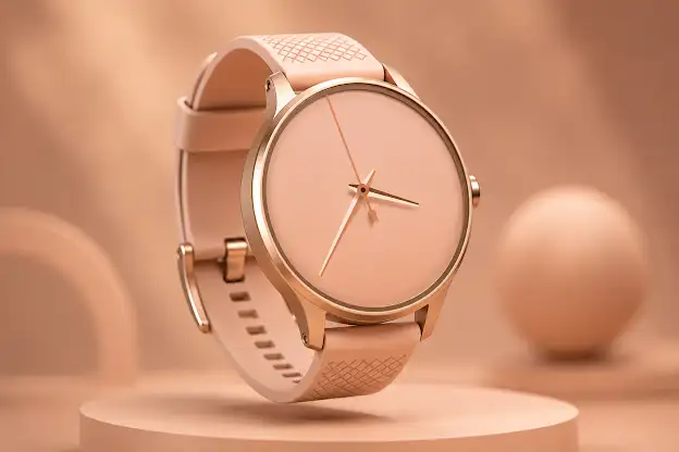 Minimal Rose Analog Watch Face screenshot 2