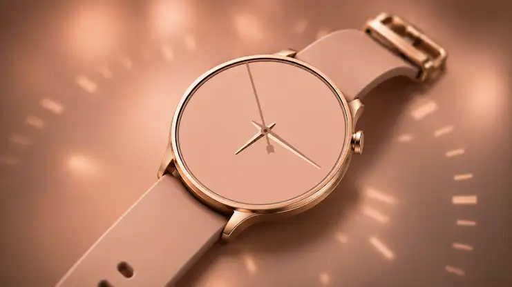 Minimal Rose Analog Watch Face screenshot 3