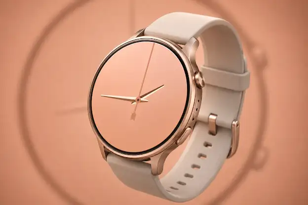 Minimal Rose Analog Watch Face screenshot 1