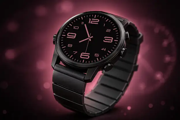 True Black Analog Watch Face screenshot 8