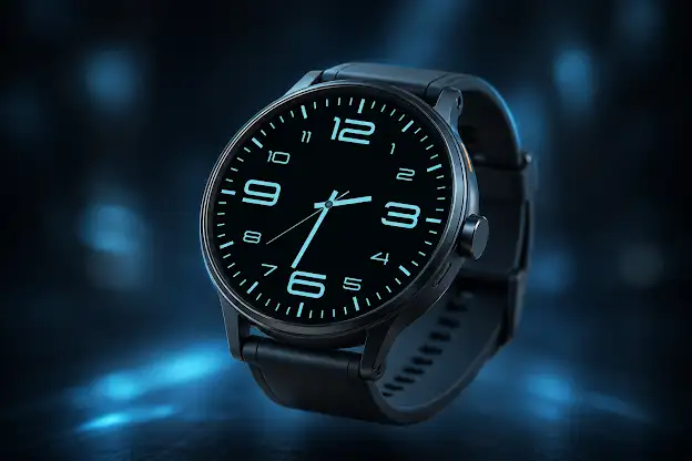 True Black Analog Watch Face screenshot 7