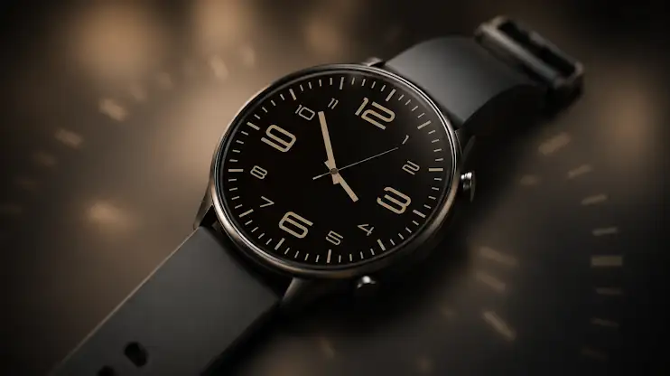 True Black Analog Watch Face screenshot 4