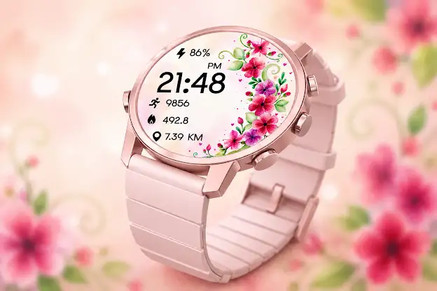 Blossom Floral Watch Face screenshot 8