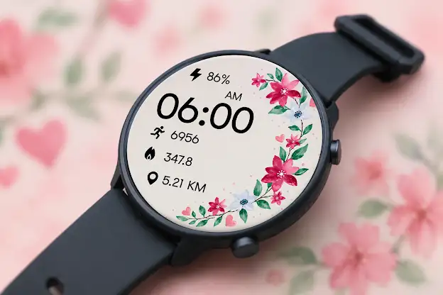 Blossom Floral Watch Face screenshot 2