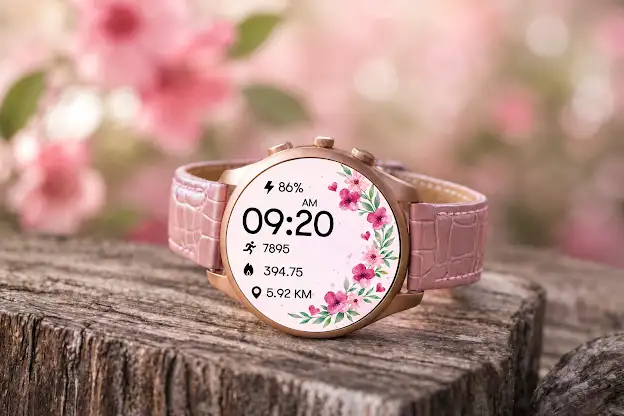 Blossom Floral Watch Face screenshot 5