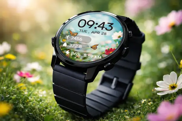Nature Flora Digital WatchFace screenshot 6