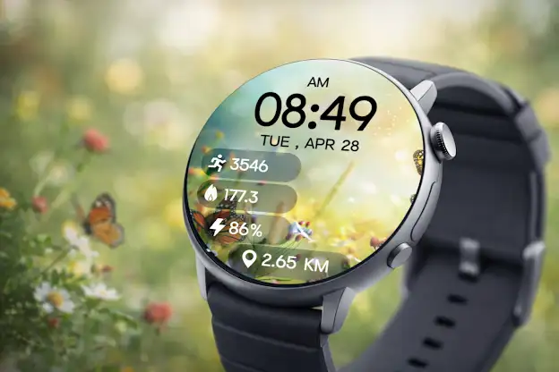 Nature Flora Digital WatchFace screenshot 3