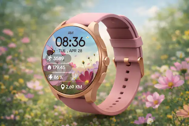 Nature Flora Digital WatchFace screenshot 8