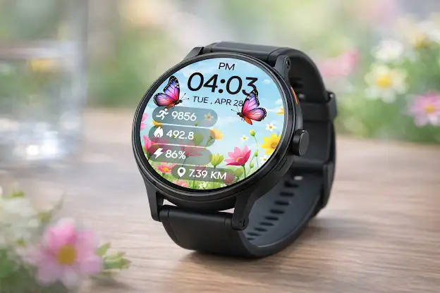 Nature Flora Digital WatchFace screenshot 7