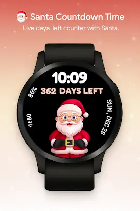 Santa Christmas CountdownWatch screenshot 7