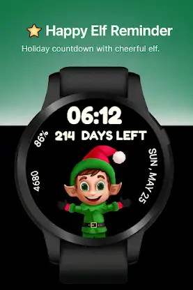 Santa Christmas CountdownWatch screenshot 3