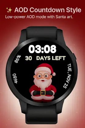Santa Christmas CountdownWatch screenshot 4