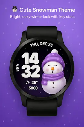 Xmas WatchFace Wear OS screenshot 6