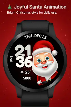 Xmas WatchFace Wear OS screenshot 4
