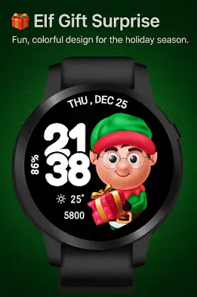 Xmas WatchFace Wear OS screenshot 5
