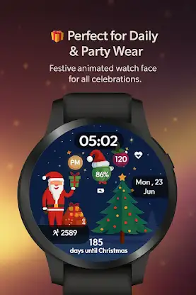 Animated Xmas Countdown Watch screenshot 4