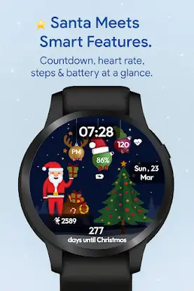 Animated Xmas Countdown Watch screenshot 8