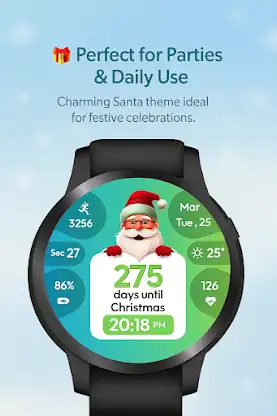 Santa Xmas Countdown WatchFace screenshot 7