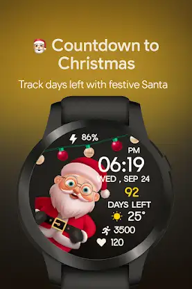 Xmas Weather Countdown Watch screenshot 4