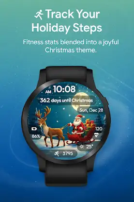 Xmas Magic WatchFace screenshot 6