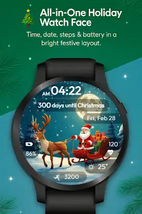 Xmas Magic WatchFace screenshot 2