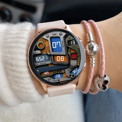Steel Gear Digital Watch Face screenshot 4