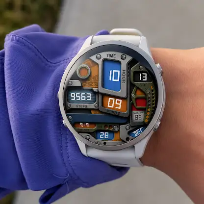 Steel Gear Digital Watch Face screenshot 8