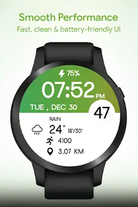 Minimal Gradient Digital Watch screenshot 8