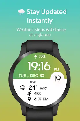 Minimal Gradient Digital Watch screenshot 6