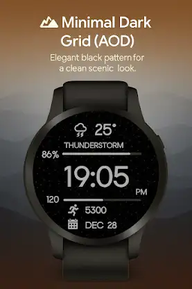 Mountain & Sea WatchFace screenshot 2