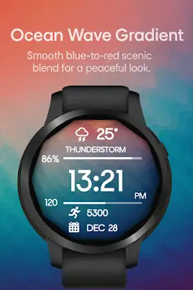 Mountain & Sea WatchFace screenshot 3
