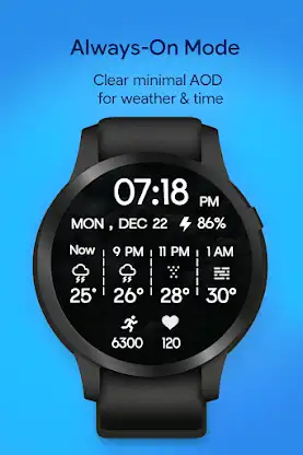 Hourly Weather Digital Watch screenshot 6
