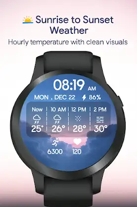 Hourly Weather Digital Watch screenshot 8