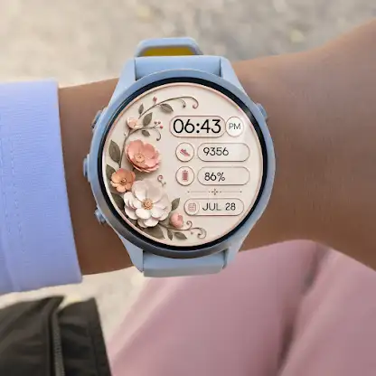 Elegant Blossom WatchFace screenshot 5