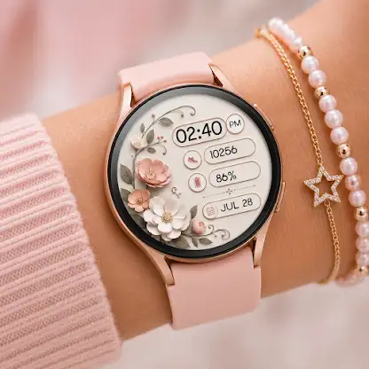 Elegant Blossom WatchFace screenshot 4
