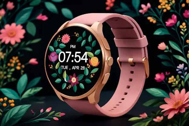 Floral Wreath MinimalWatchFace screenshot 8