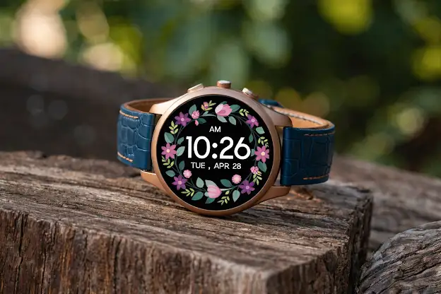 Floral Wreath MinimalWatchFace screenshot 5