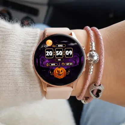 Halloween Pumpkin Watch Face screenshot 3