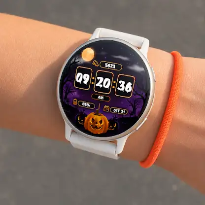 Halloween Pumpkin Watch Face screenshot 7